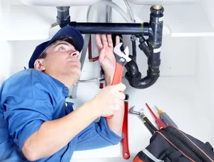Nandez Plumbing technician at work